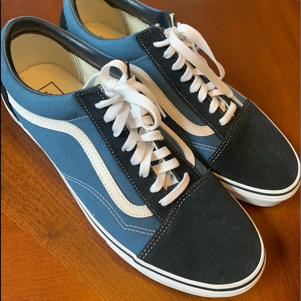 Vans men sneaker blue lace up